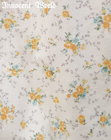 小さなブーケのショール風ワンピース