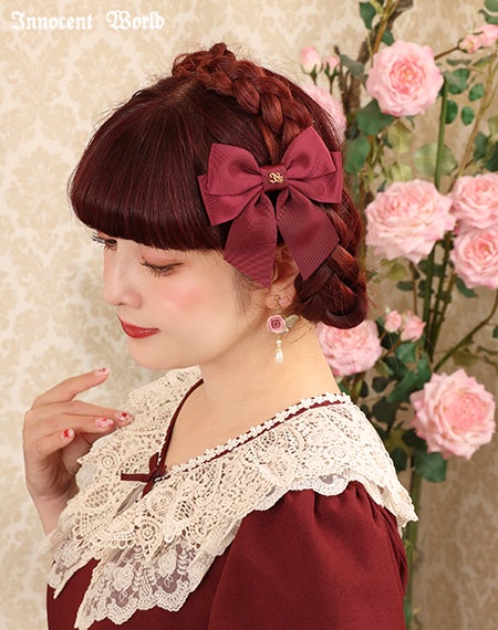 IWチャームのツインリボンクリップ