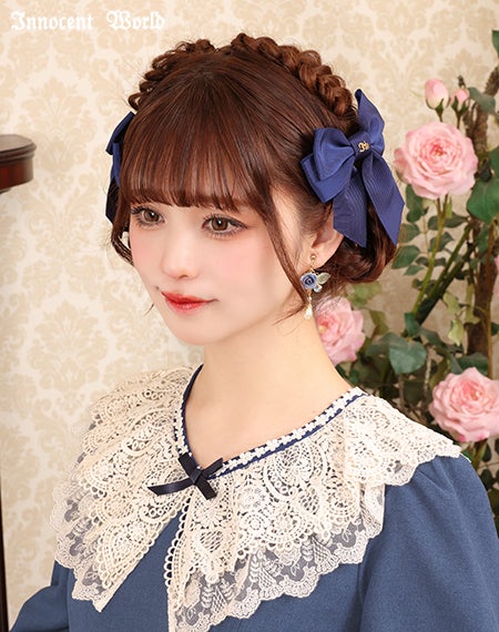 IWチャームのツインリボンクリップ