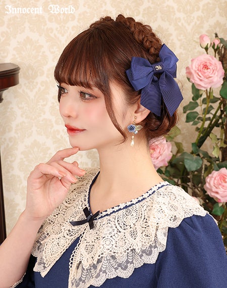 IWチャームのツインリボンクリップ