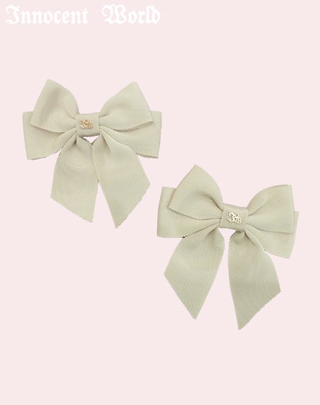 IWチャームのツインリボンクリップ