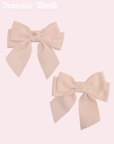 IWチャームのツインリボンクリップ