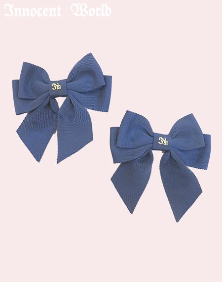 IWチャームのツインリボンクリップ