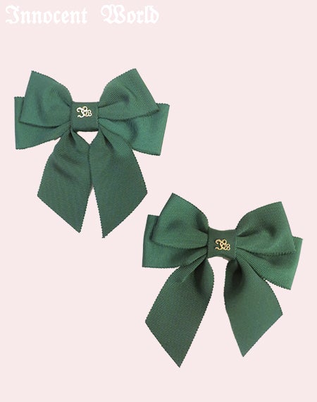 IWチャームのツインリボンクリップ