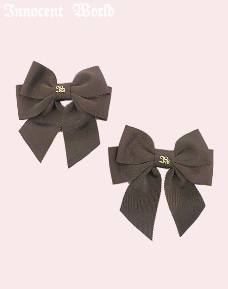 IWチャームのツインリボンクリップ