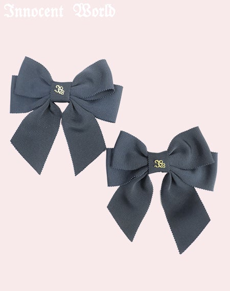 IWチャームのツインリボンクリップ