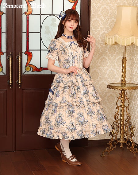 華麗な薔薇のロココドレス