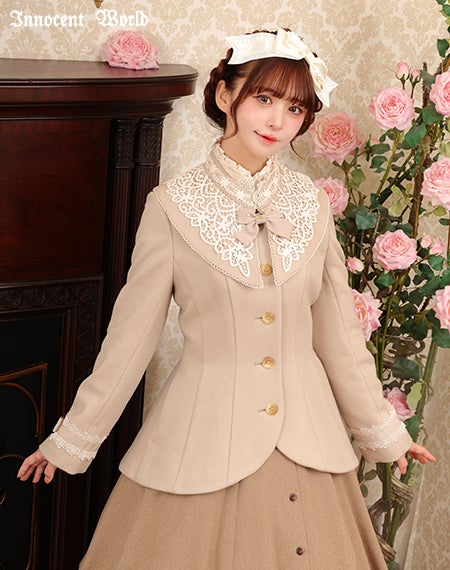Innocent World ブロンシュウールハーフコート Lサイズ ブロンシュウールハーフコート | Innocent World