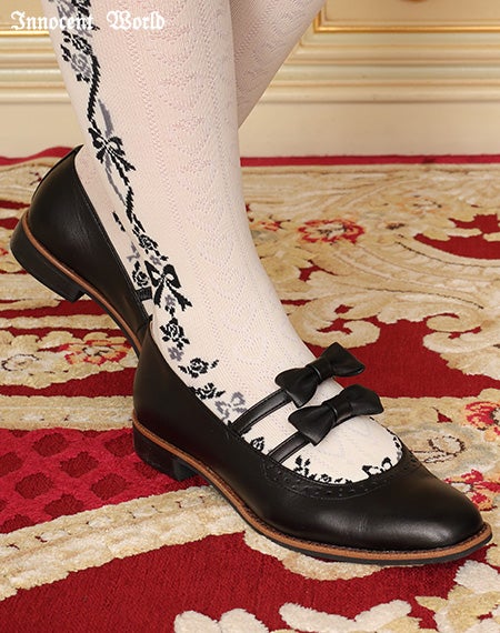 ダブルリボンマニッシュシューズ