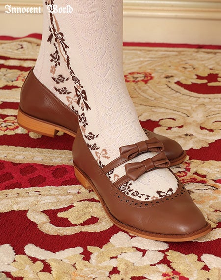 ダブルリボンマニッシュシューズ