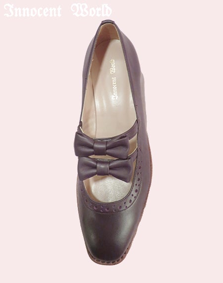 ダブルリボンマニッシュシューズ