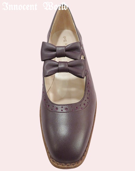 ダブルリボンマニッシュシューズ