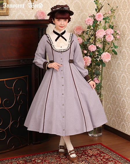 イノセントワールド　フルールヘッドドレス　新色　ショコラ×ピンク フルールヘッドドレス | Innocent World