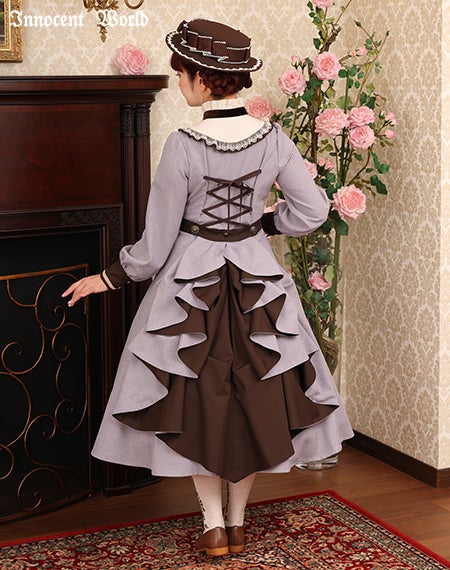 シシィドレス 4点セット Innocent World フルールバッスルドレス（長袖）(再販・新色)(受注生産)(ご予約