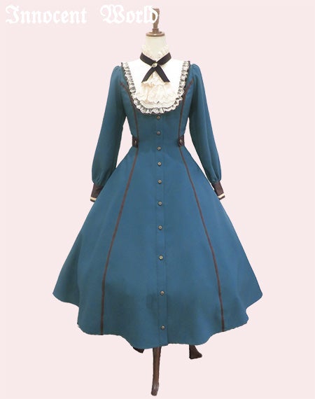 フルールバッスルドレス（長袖）(再販・新色)(受注生産)(ご予約