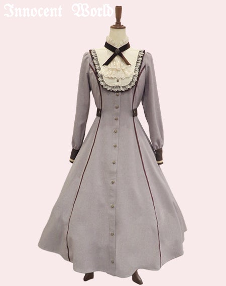 フルールバッスルドレス（長袖）(再販・新色)(受注生産)(ご予約