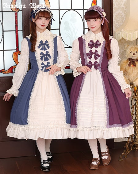 リバイバルクラシカルリボンジャンパースカート