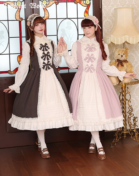 リバイバルクラシカルリボンジャンパースカート