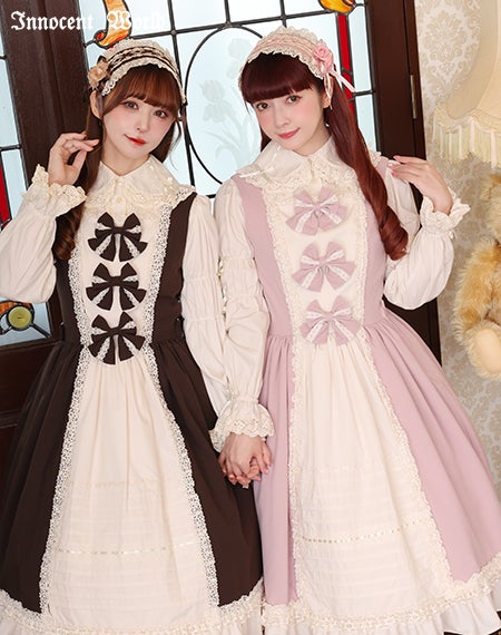 リバイバルクラシカルリボンジャンパースカート