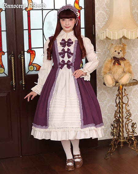 リバイバルクラシカルリボンジャンパースカート