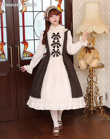 リバイバルクラシカルリボンジャンパースカート