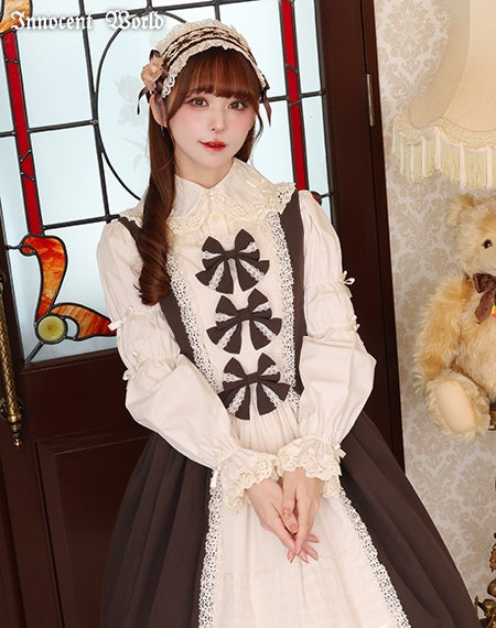 リバイバルクラシカルリボンジャンパースカート