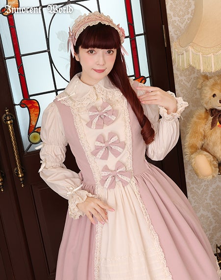 リバイバルクラシカルリボンジャンパースカート