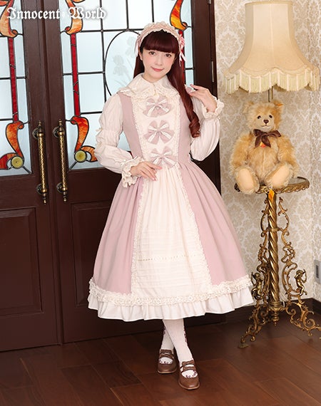 リバイバルクラシカルリボンジャンパースカート