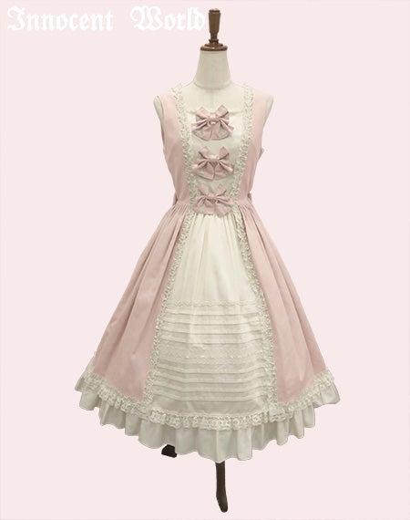 リバイバルクラシカルリボンジャンパースカート