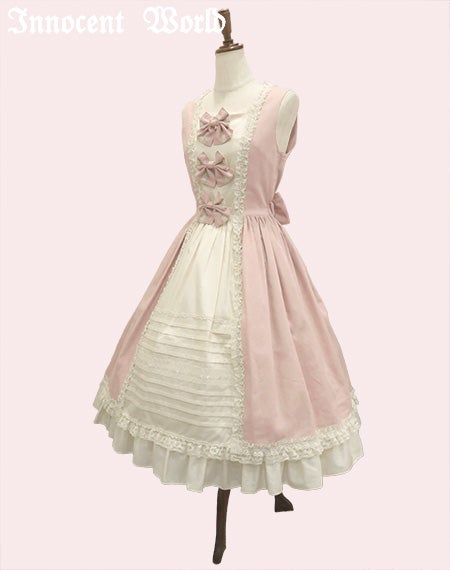 リバイバルクラシカルリボンジャンパースカート