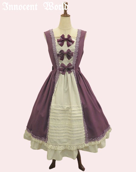 リバイバルクラシカルリボンジャンパースカート