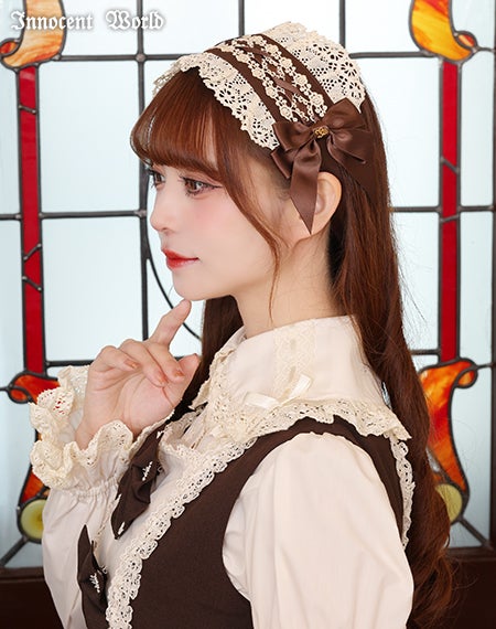 クロスリボンヘッドドレス