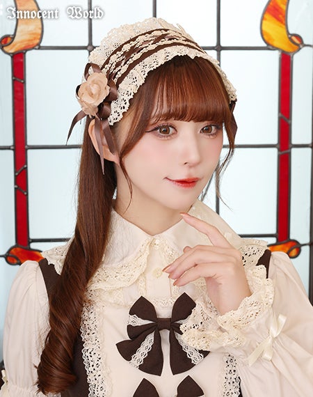 クロスリボンヘッドドレス