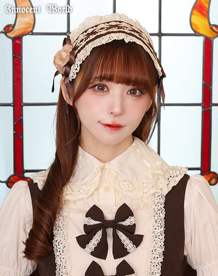 クロスリボンヘッドドレス