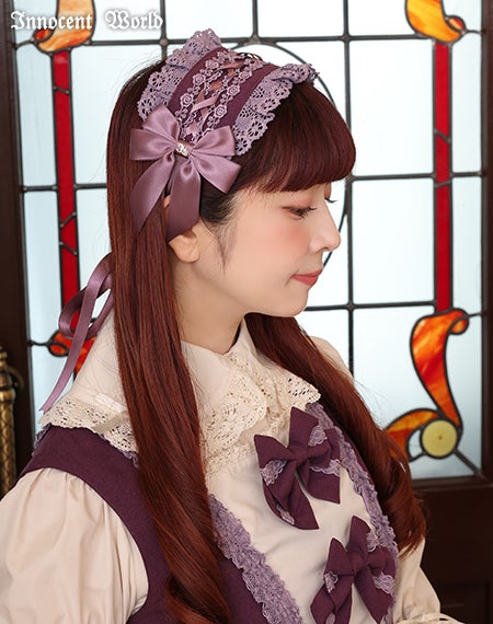 クロスリボンヘッドドレス