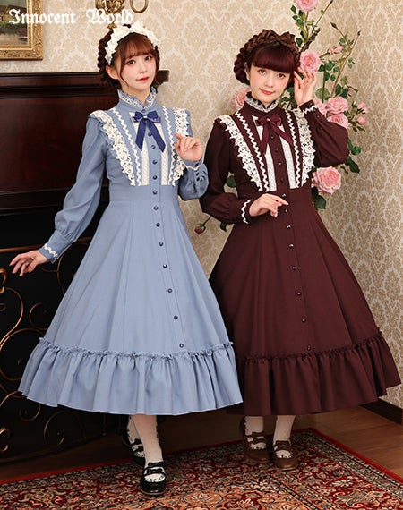 バラレースフリルワンピース