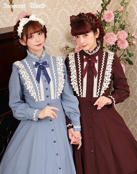 バラレースフリルワンピース