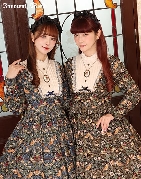 モリススタンドカラーワンピース