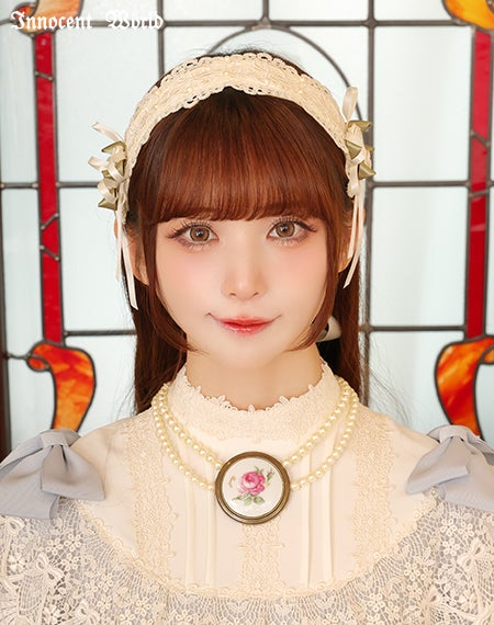 ロゼットヘッドドレス