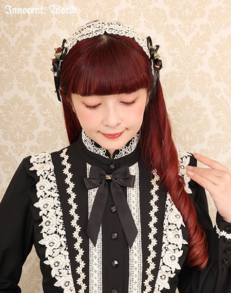 ロゼットヘッドドレス