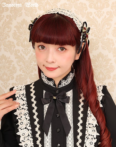 ロゼットヘッドドレス