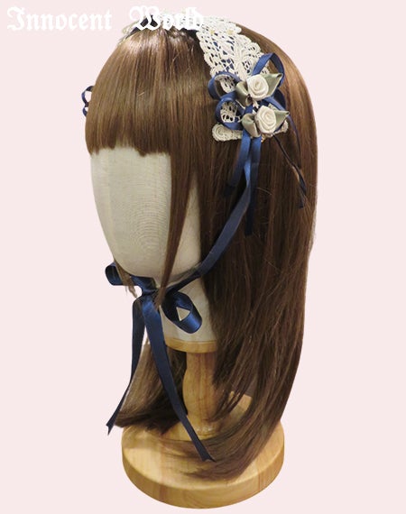 ロゼットヘッドドレス