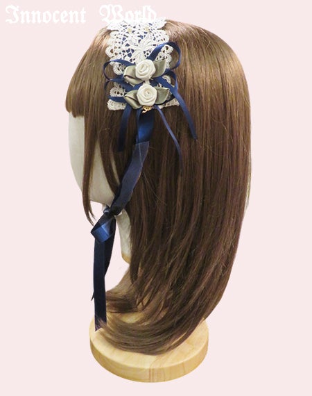 ロゼットヘッドドレス