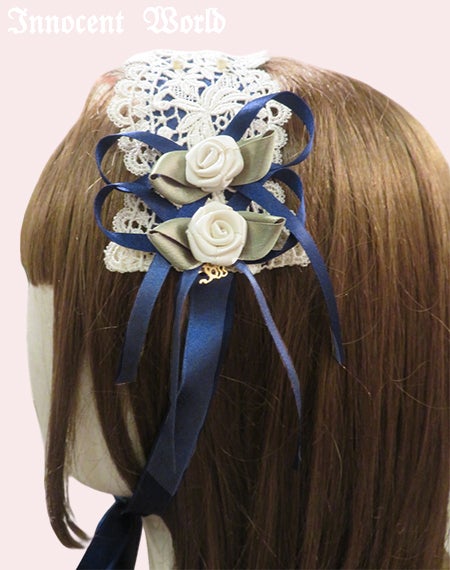 ロゼットヘッドドレス