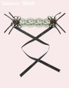 ロゼットヘッドドレス