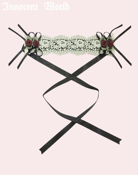 ロゼットヘッドドレス