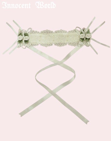 ロゼットヘッドドレス