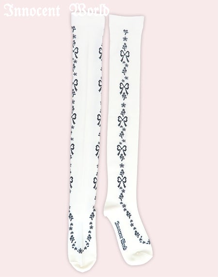 Classy Ribbon オーバーニー