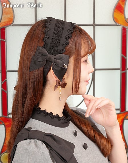 新品未使用 イノセントワールド ヘッドドレス Classy Ribbonヘッドドレス(受注生産)(ご予約) | Innocent World