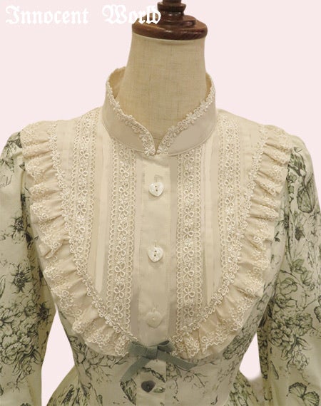 木漏れ日の中の鈴蘭ティアードワンピース/付属品お取り外し